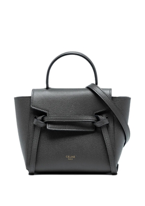 Celine Pre-Owned 2010-2025 Pico Grained Calfskin Belt Bag satchel - Grey