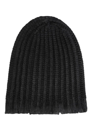 Avant Toi distressed knitted beanie - Black