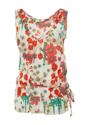 Marni Pre-Owned floral top - White