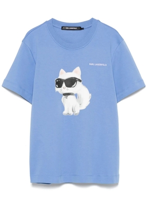 Karl Lagerfeld Choupette-print T-shirt - Blue