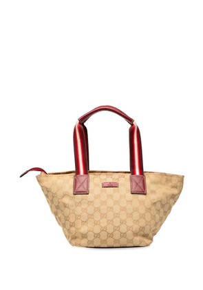 Gucci Pre-Owned 2000-2015 GG Canvas Web handbag - Brown