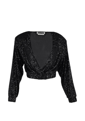 ROTATE BIRGER CHRISTENSEN V-neck jacket - Black