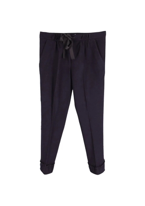 Nina Ricci Pre-Owned drawstring trousers - Blue