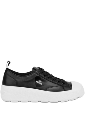 Love Moschino lace-up sneakers - Black