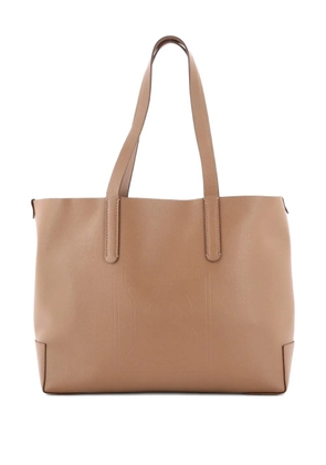 Burberry Pre-Owned TB Logo Leather Medium tote bag - Neutrals