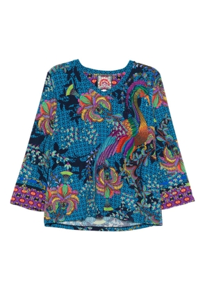 Johnny Was Janie top - Blue