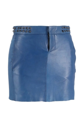 Maje studded mini pencil skirt - Blue