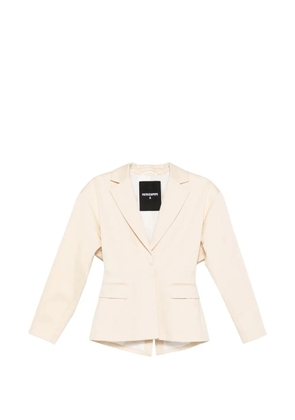 Patrizia Pepe slim belted blazer - Neutrals