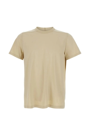 Rick Owens crew-neck stitched T-shirt - Neutrals