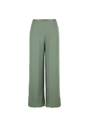 Forte Forte contrast-trim trousers - Green
