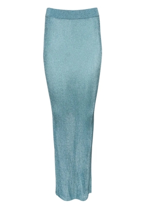 LaQuan Smith knitted skirt - Blue