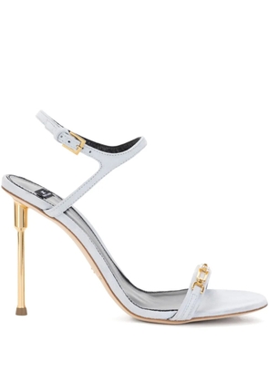 Elisabetta Franchi strappy stiletto sandals - Neutrals