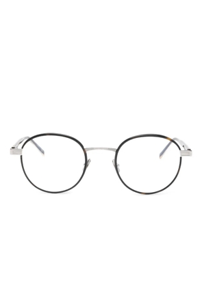 Saint Laurent Pre-Owned round-frame glasses - Black