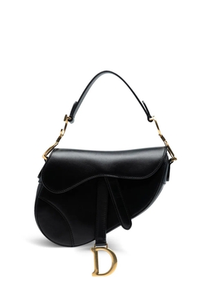 Christian Dior Pre-Owned 2018 Mini Smooth Calfskin Saddle Bag satchel - Black