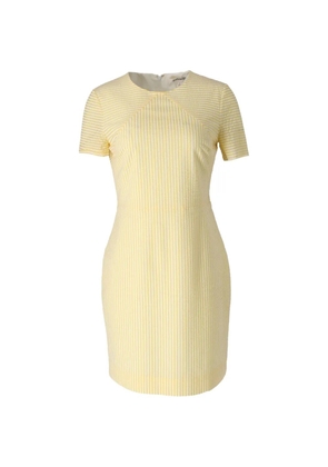 Diane Von Furstenberg Vintage striped mini dress - Yellow