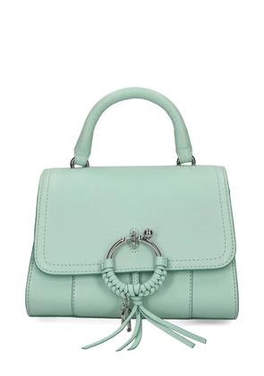 See by Chloé logo-print satchel bag - Blue