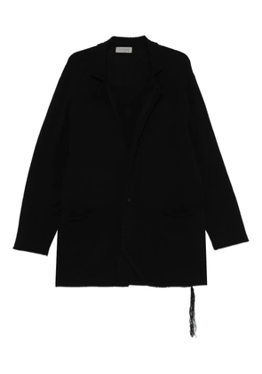 Yohji Yamamoto wool cardigan - Black