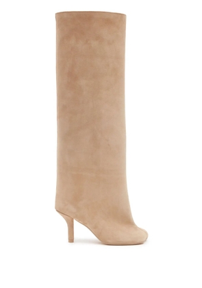 MM6 Maison Margiela Anotomic slip-on suede boots - Neutrals