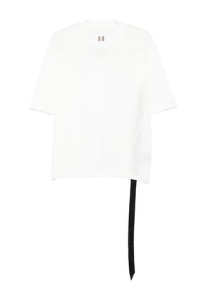 Rick Owens DRKSHDW Walrus asymmetrical-hem organic-cotton T-shirt - White