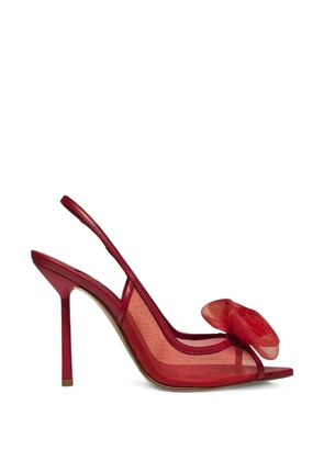 Le Silla flower-detail heeled sandals - Red