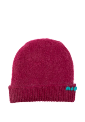 Bonsai mohair knitted beanie - Pink