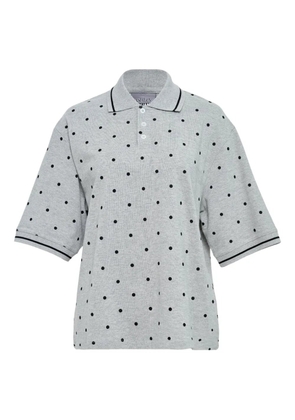 Ashley Williams polka-dot polo shirt - Grey