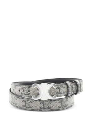 Celine Pre-Owned 2000s Triomphe buckle belt - Neutrals