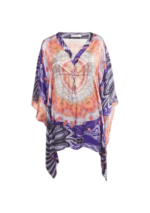 Versace Pre-Owned silk tunic - Purple