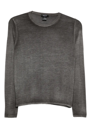 Avant Toi crew-neck top - Grey