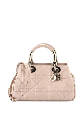 Christian Dior Pre-Owned Lady 95.22 Bag Cannage Embossed Leather Medium tote bag - Neutrals