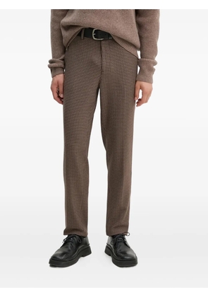 Les Deux houndstooth-pattern trousers - Brown