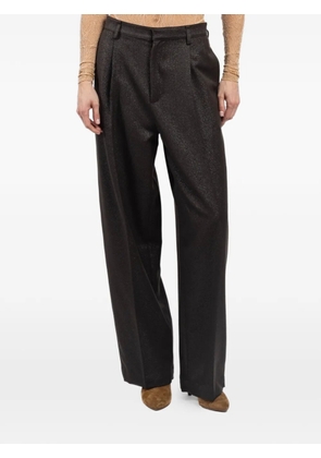 DARKPARK Danielle pleated trousers - Black