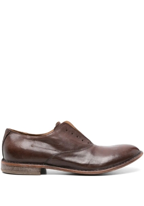 Moma leather oxford shoes - Brown