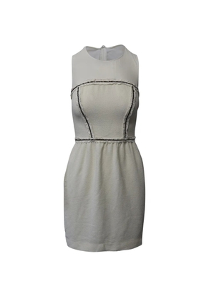 SANDRO panelled dress - White