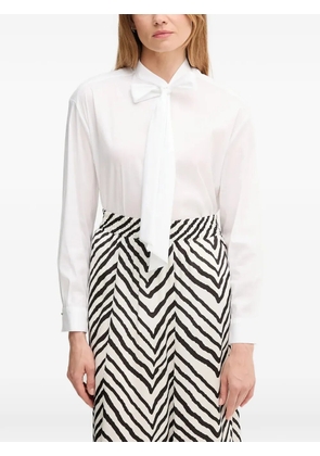 Joop! bow-detail shirt - White