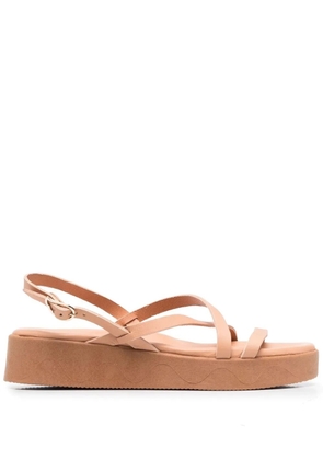 Ancient Greek Sandals Silia cross-strap sandals - Neutrals
