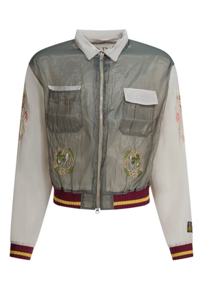 KAPITAL embroidered-detail jacket - Grey