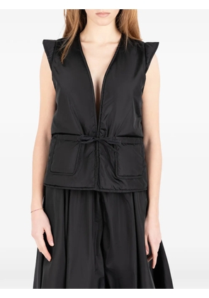 Société Anonyme tie-detail waistcoat - Black