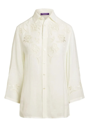 Ralph Lauren Collection embroidered-detail shirt - Neutrals
