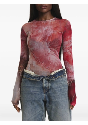 IRINA VOINEA long-sleeve top - Pink