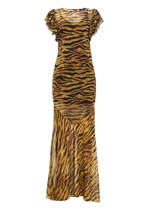 De La Vali Bougainvillea dress - Black