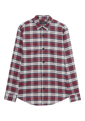 Brooks Brothers plaid-pattern flannel shirt - Red