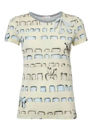 Red Valentino Vintage panelled T-shirt - Yellow