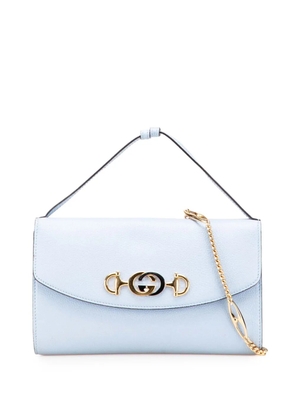 Gucci Pre-Owned 2000-2015 Small Leather Zumi satchel - Blue