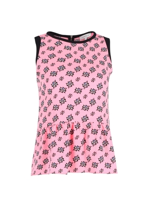 SANDRO printed peplum top - Pink