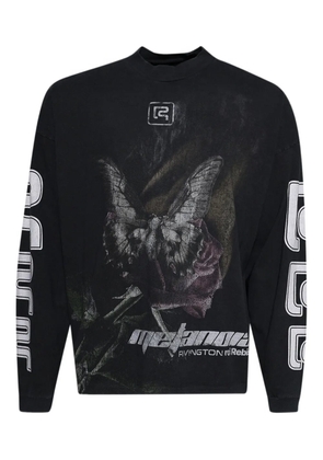 RRR123 Metamoth long-sleeve T-shirt - Black