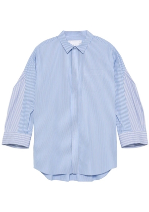 sacai striped shirt - Blue