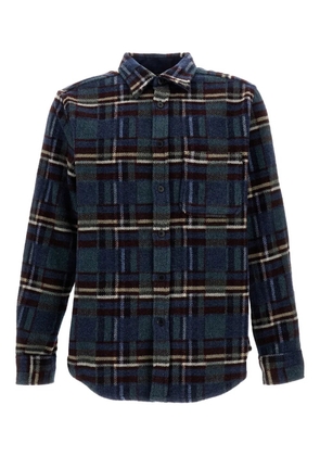 Portuguese Flannel Virgo II button patch-pocket shirt - Blue