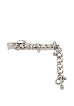 Yohji Yamamoto chain ball hair clip - Silver