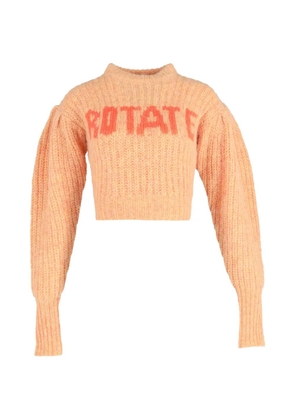 ROTATE BIRGER CHRISTENSEN ribbed-knit jumper - Orange
